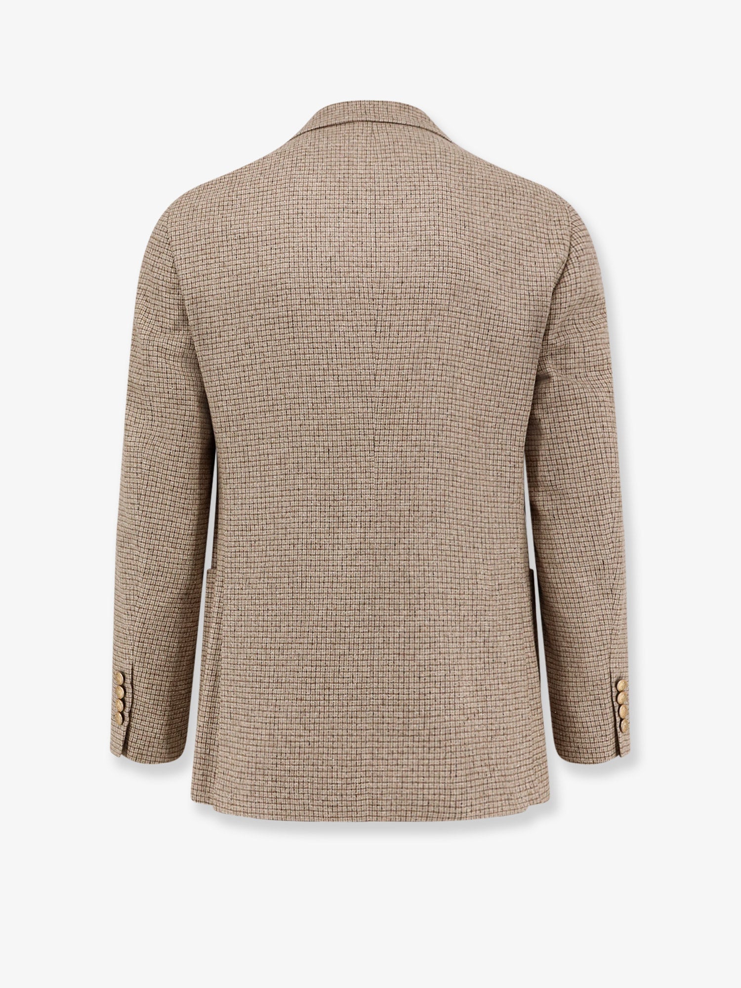 'Silk, wool and cashmere double-breasted blazer'