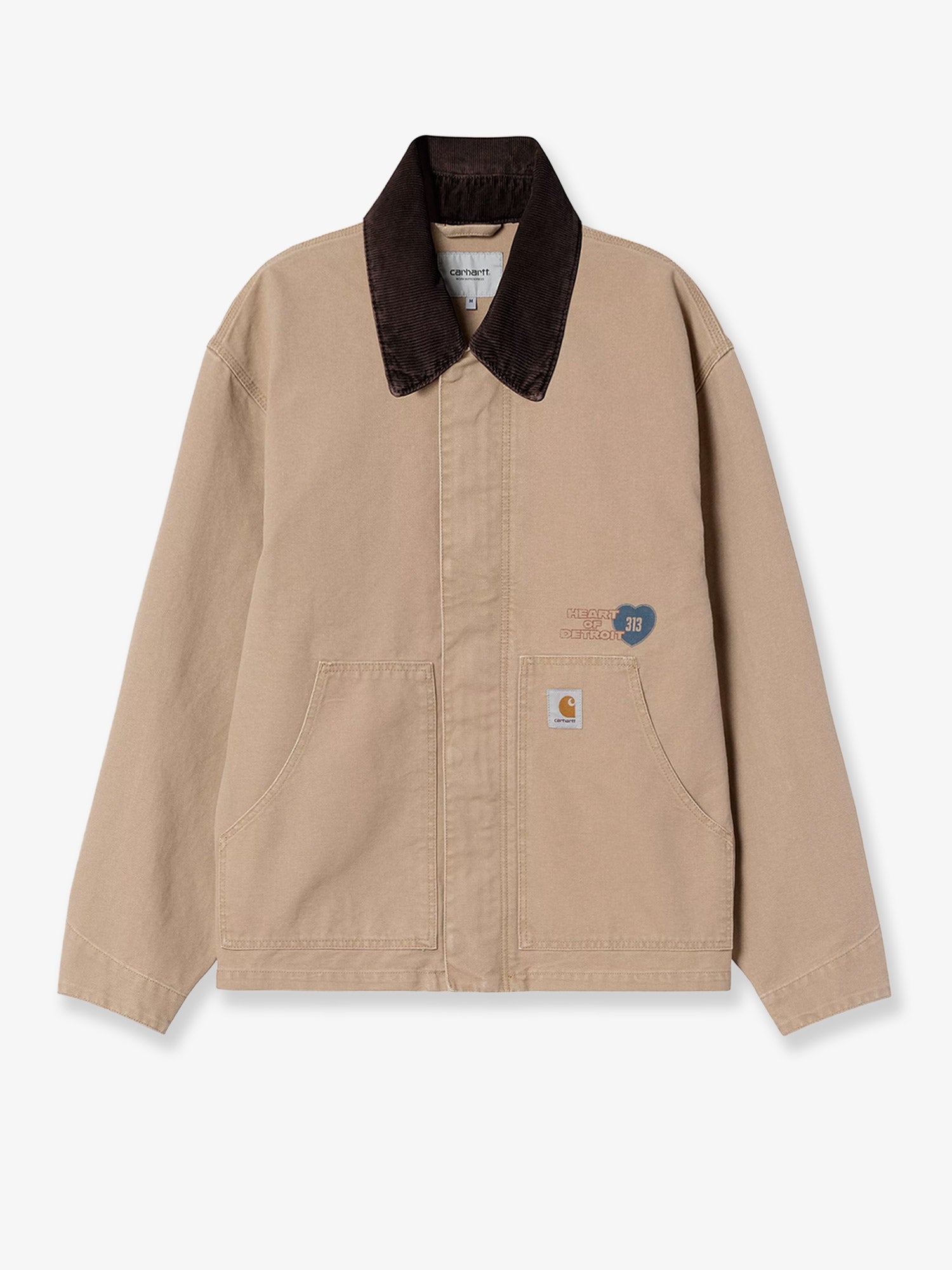 Carhartt コットンジャケット ブラウン 中古・古着通販】CarHartt (カーハート) デトロイトジャケット