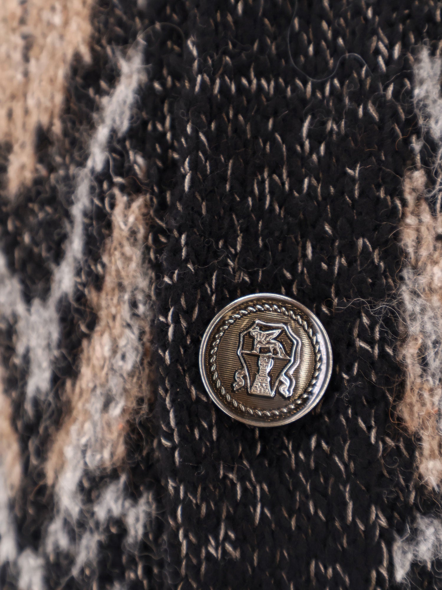 'Wool, silk and cashmere cardigan'