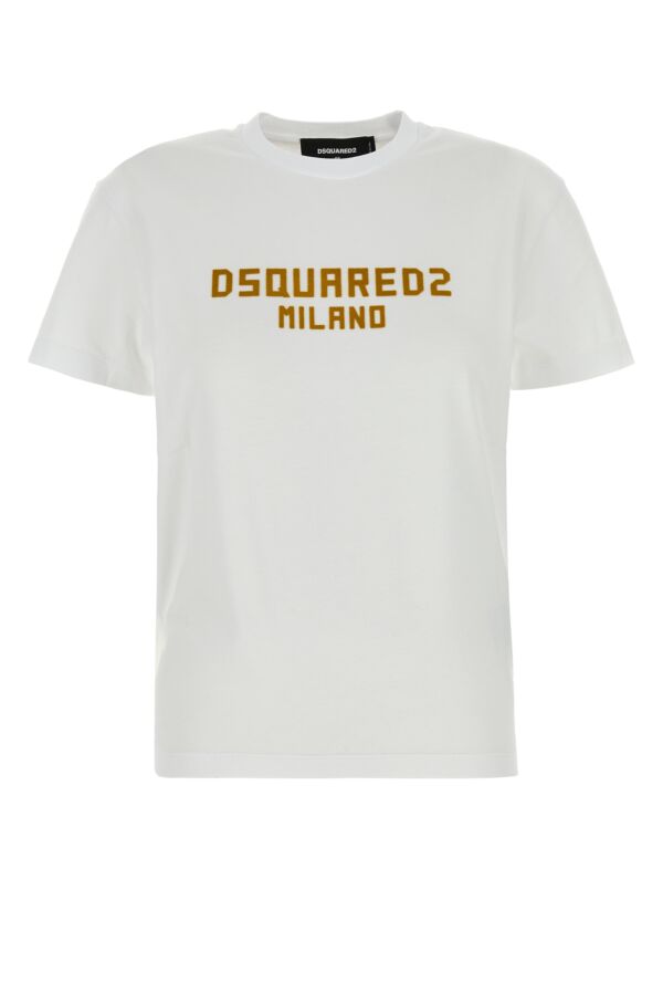 ホワイト コットン Tシャツ