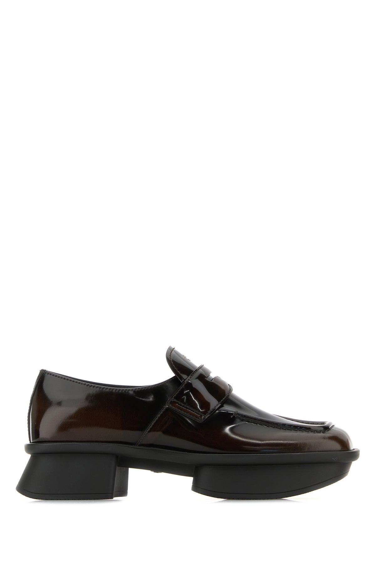 PRADA ブラウンレザー ローファー Prada/プラダ｜ブラウン レザー ローファー