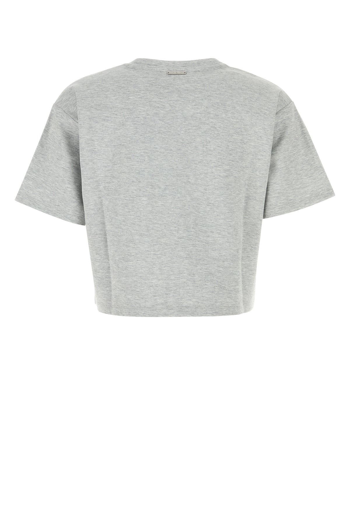 グレー コットン ブレンド Tシャツ