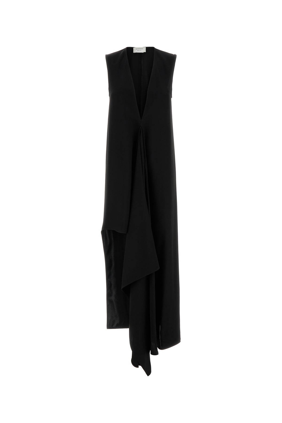 関税送料込25SS SPORTMAX ACLINE1234ロングドレス Sportmax/スポーツマックス|ブラック ツイル ドレス