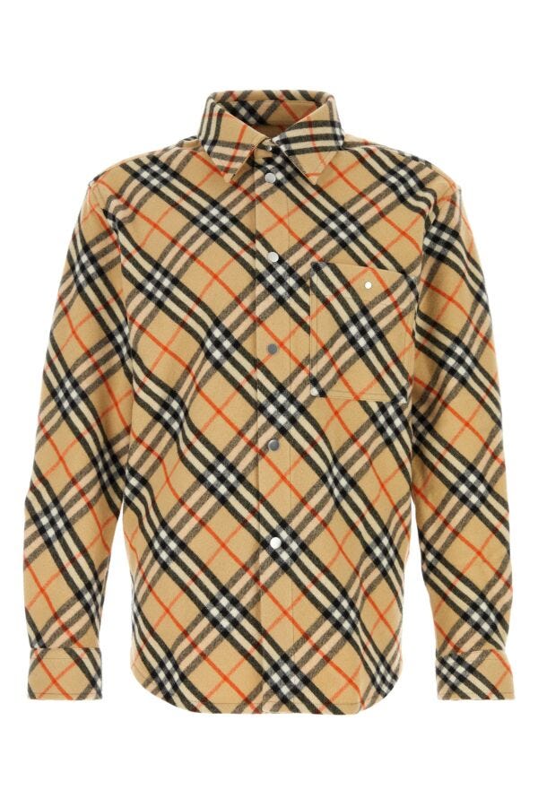 Burberry/バーバリー｜エンブロイダード フランネル シャツ