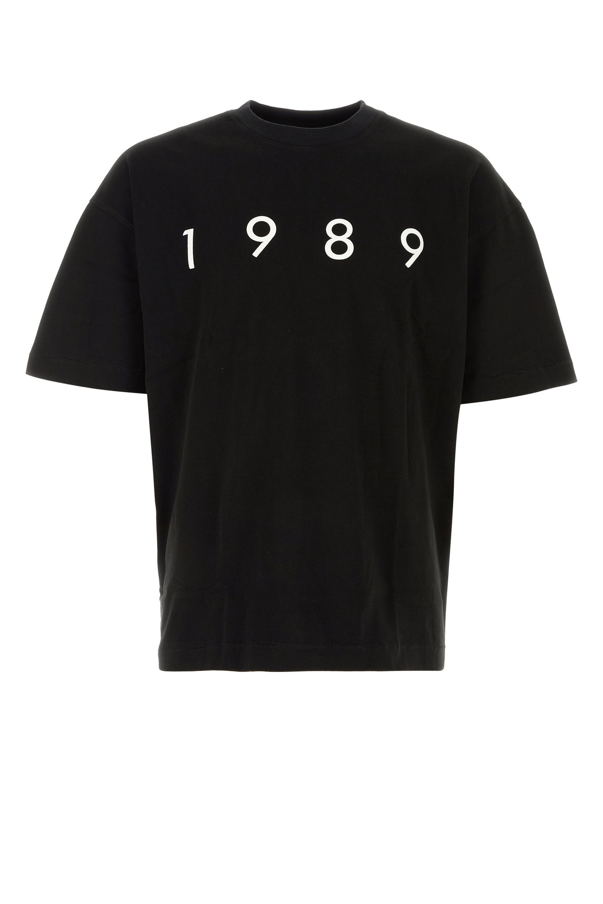 ブラック コットン オーバーサイズ Tシャツ