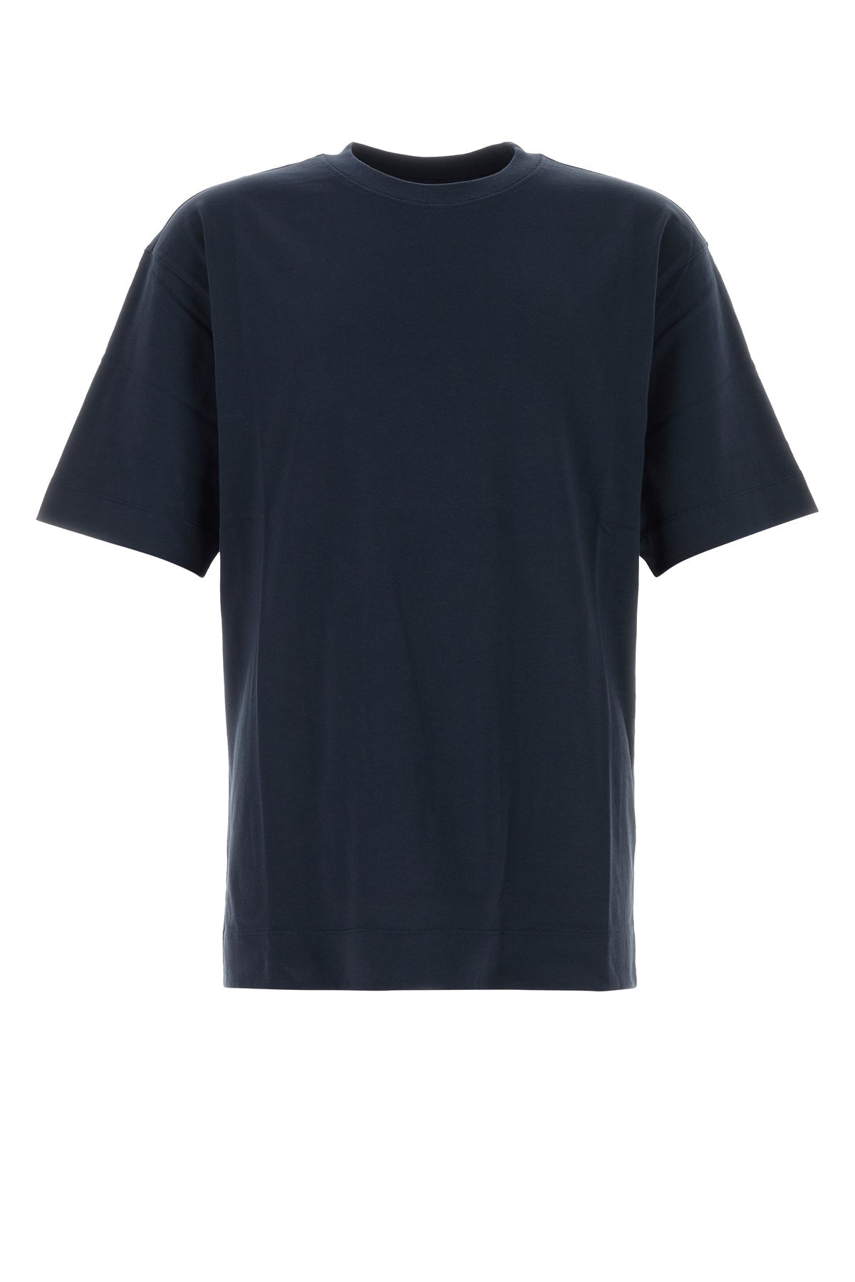 ネイビー ブルー コットン Tシャツ