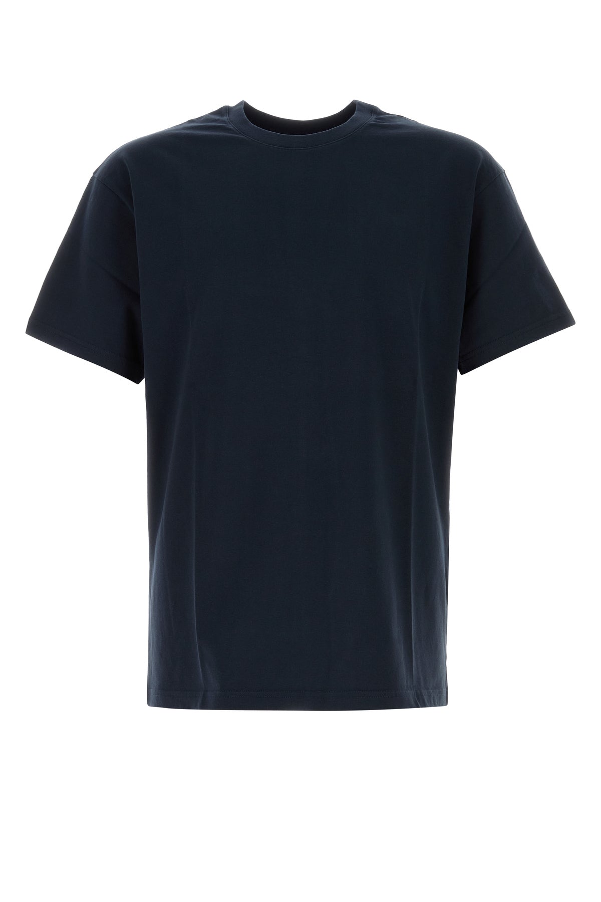 ダーク ブルー コットン Tシャツ