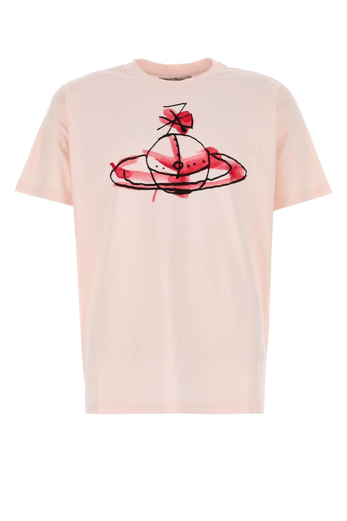 パステル ピンク コットン Tシャツ