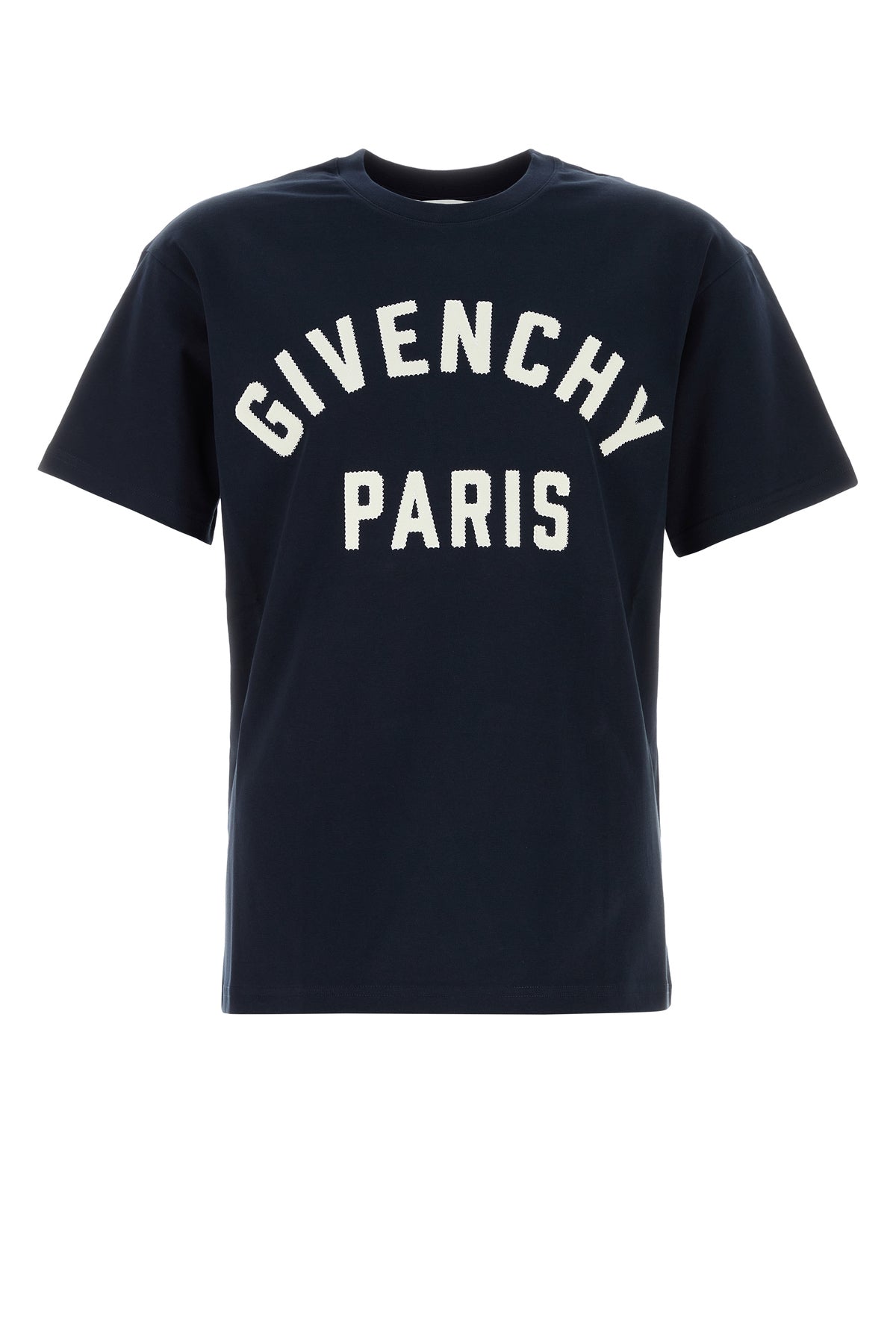 ダーク ブルー コットン Tシャツ