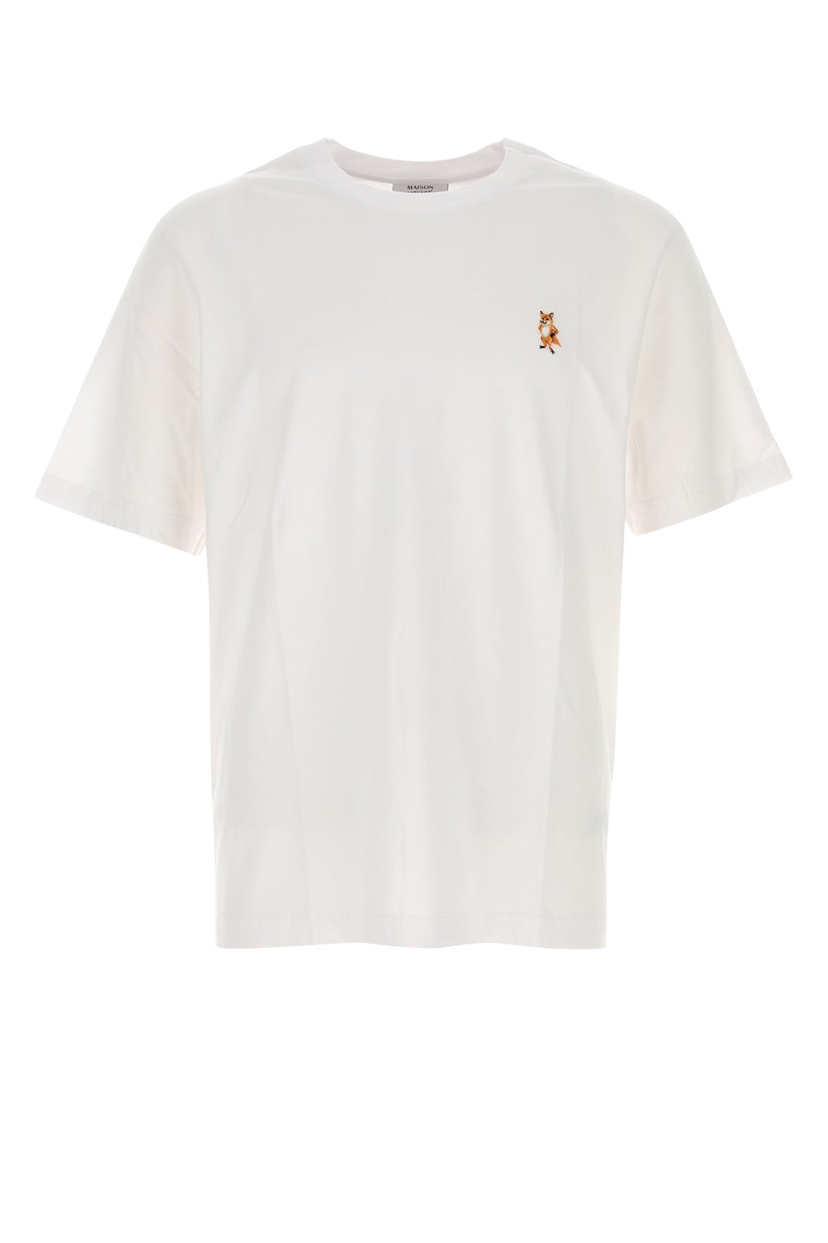 MAISON KITSUNÉ ホワイト Tシャツ Sサイズ メゾンキツネ MAISON KITSUNE フォックスヘッドパッチレギュラー