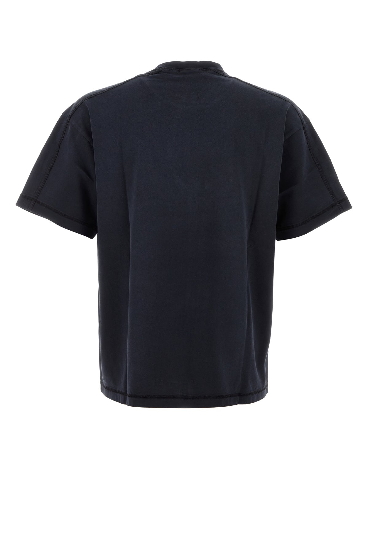 ダーク ブルー コットン Tシャツ