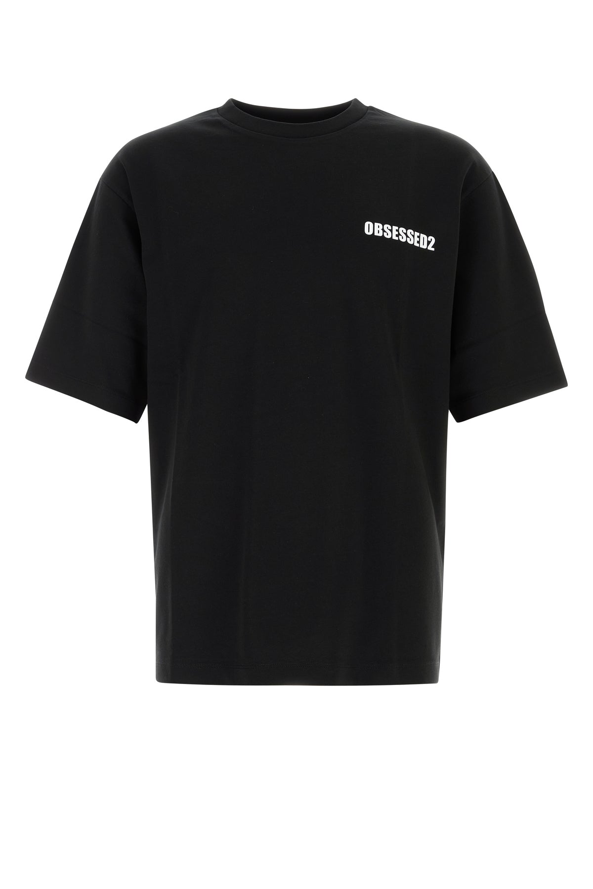 Dsquared2/ディースクエアード｜ブラック コットン Tシャツ