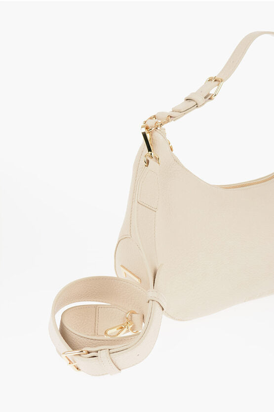 ラブ テクスチャード フェイク レザー HOBO バッグ ウィズ