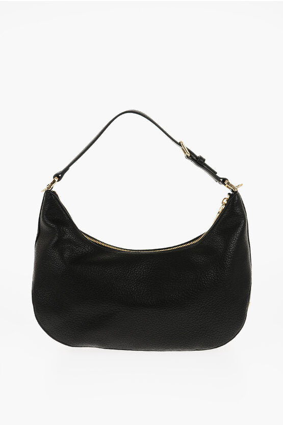 ラブ テクスチャード フェイク レザー HOBO バッグ ウィズ