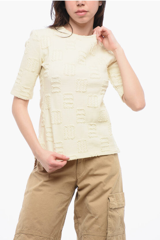 クルーネック Tシャツ ウィズ ステッチ