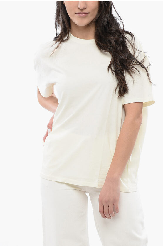 コットン アンド カシミア クルーネック Tシャツ