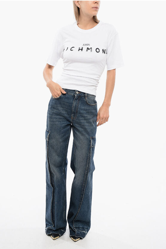 オーバー Tシャツ ウィズ レース ディテール