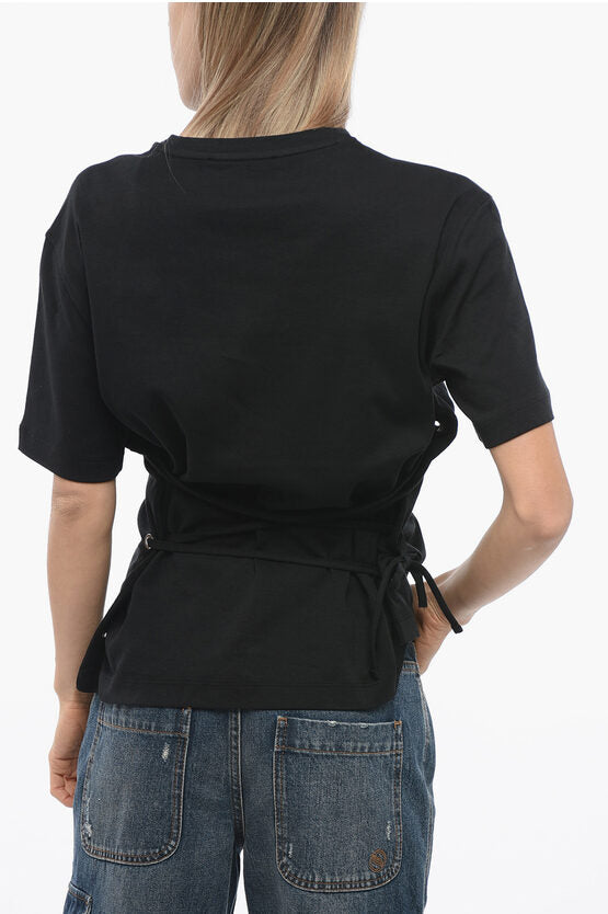 オーバー Tシャツ ウィズ レース ディテール