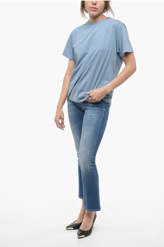 クルー ネック コットン Tシャツ