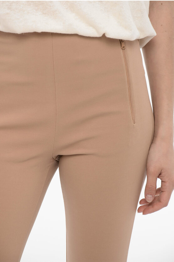スキニー フィット パンツ ウィズ アンクル スプリット