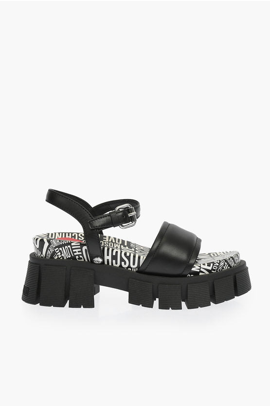 ラブ ロゴ ソール 70 レザー サンダル