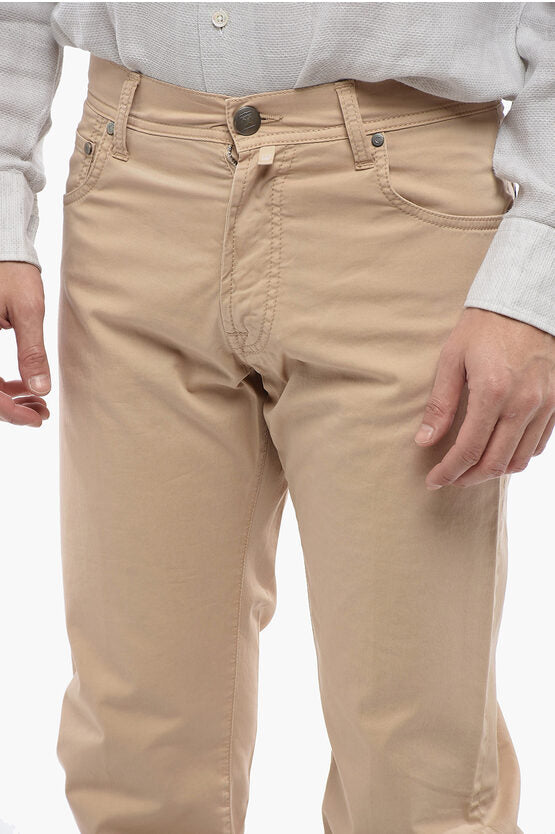 ID ストレッチ コットン パンツ ウィズ ベルト ループ