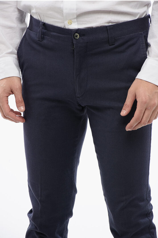 ID ストレッチ コットン チノ パンツ ウィズ ベルト ループ
