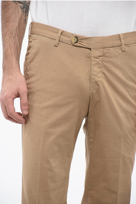 ID ストレッチ コットン チノ パンツ ウィズ ベルト ループ