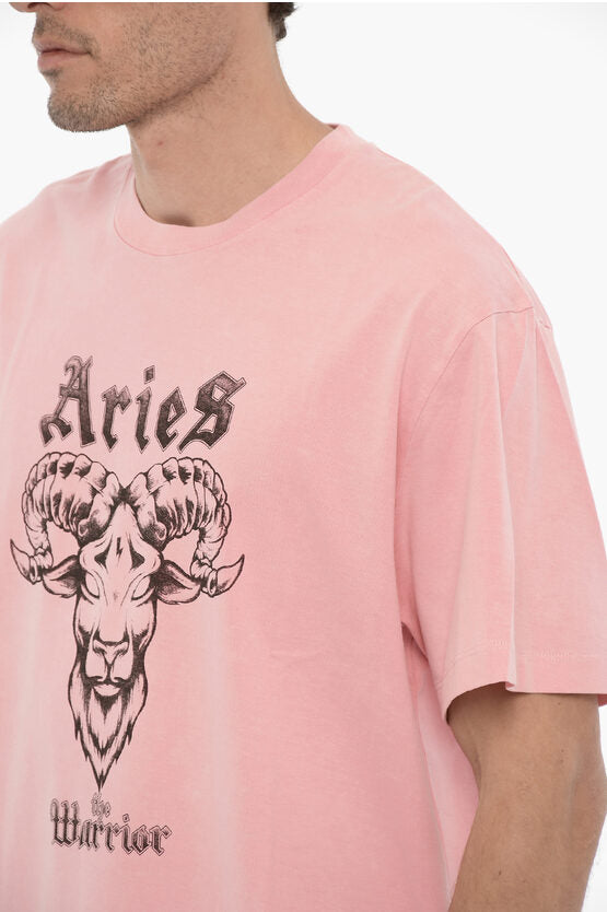 プリント エアリーズ クルーネック Tシャツ