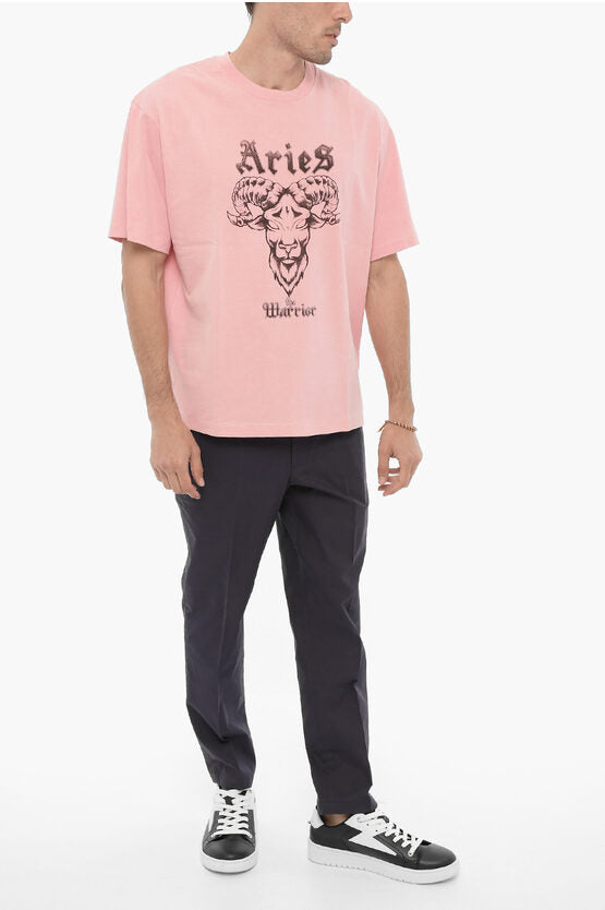 プリント エアリーズ クルーネック Tシャツ