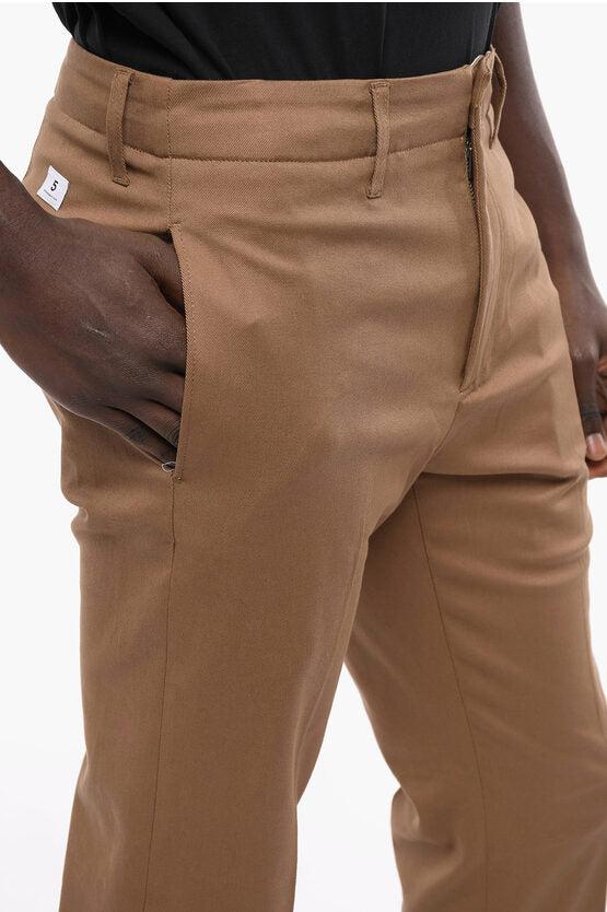 ベルト ループ コットン ツイル オフ パンツ