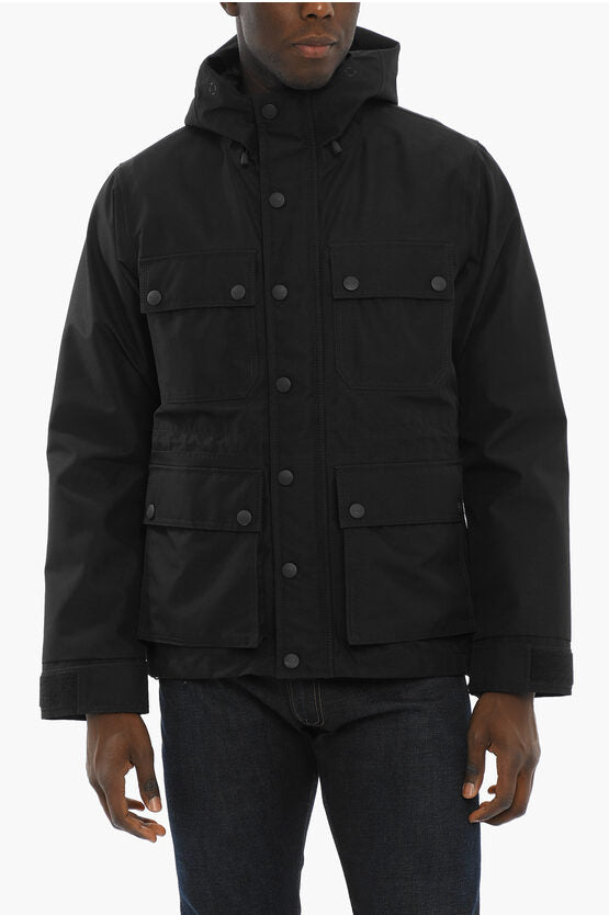 ユーティリティ Gore-Tex ゴアテックス ライン マウンテン ジャケット ウィズ スナップ ボタン