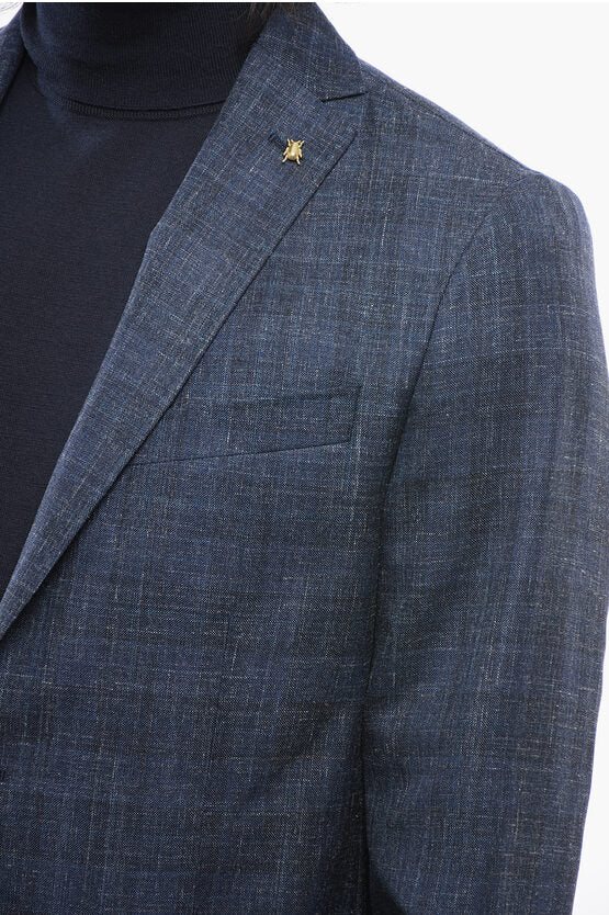 CC コレクション シルク ライト ハーフライン ブレザー