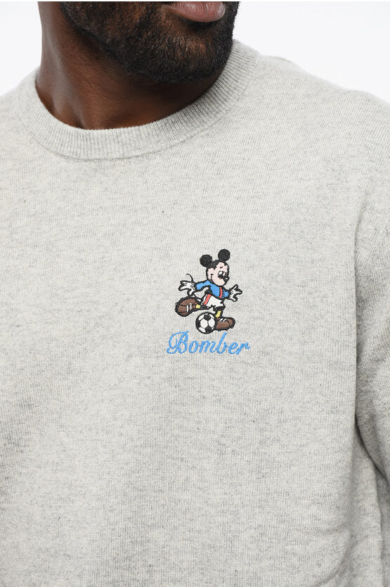 ディズニー ウール ブレンド スポーツ クラブ クルーネック セーター ウィズ