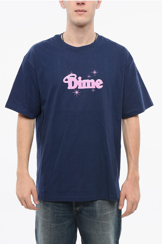 コットン クルーネック Tシャツ ウィズ フロンタル ロゴ