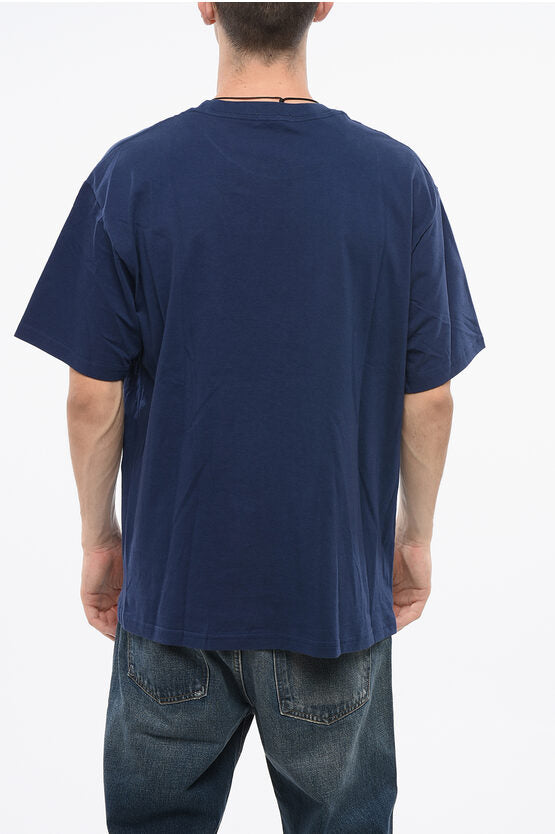 コットン クルーネック Tシャツ ウィズ フロンタル ロゴ