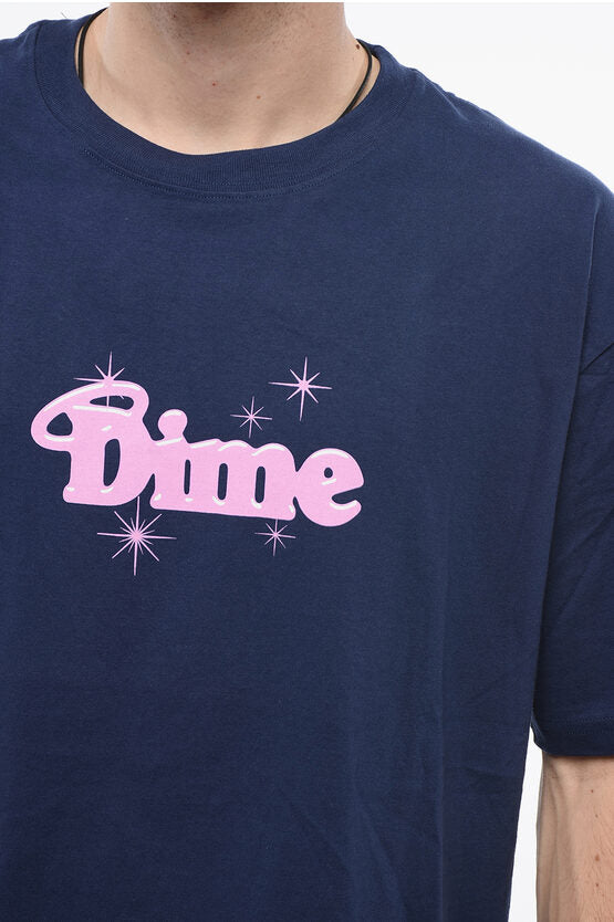 コットン クルーネック Tシャツ ウィズ フロンタル ロゴ
