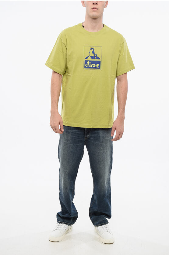 コットン クルーネック Tシャツ ウィズ プリント