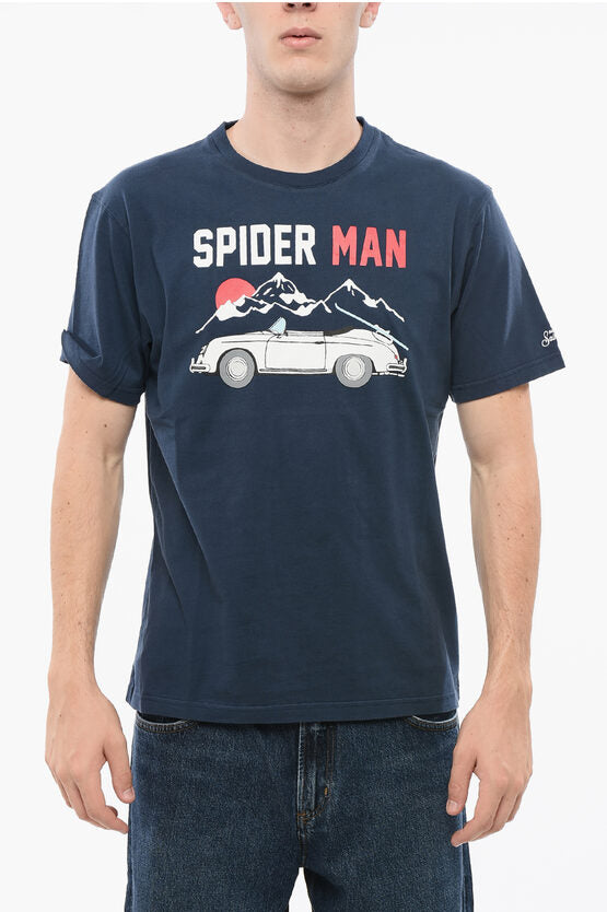 プリント マン クルーネック Tシャツ