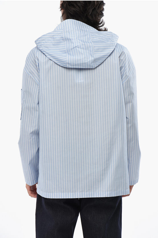 PARLEY パーレイ ストライプ シャツ ウィズ フーディー