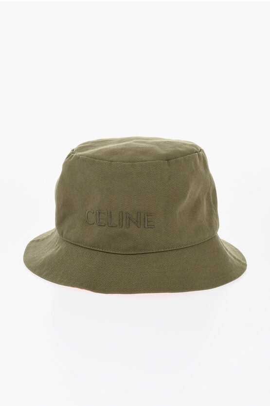 美品★セリーヌCELINE★バケットハット CELINE(セリーヌ) バケットハット 麦わら帽子 ストローハット