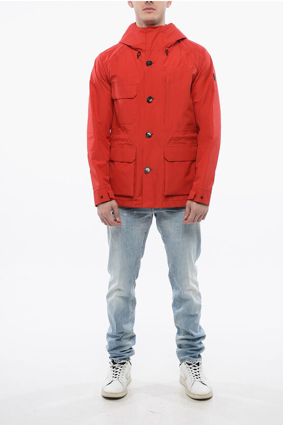 フーディー Gore-Tex ゴアテックス ウィンドブレーカー ウィズ ユーティリティ ポケット