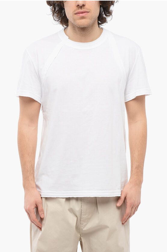クルー ネック コットン Tシャツ