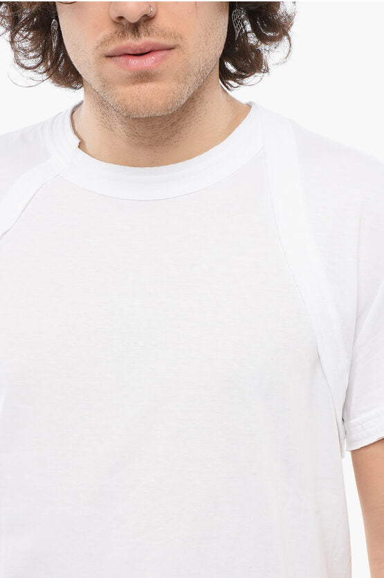 クルー ネック コットン Tシャツ