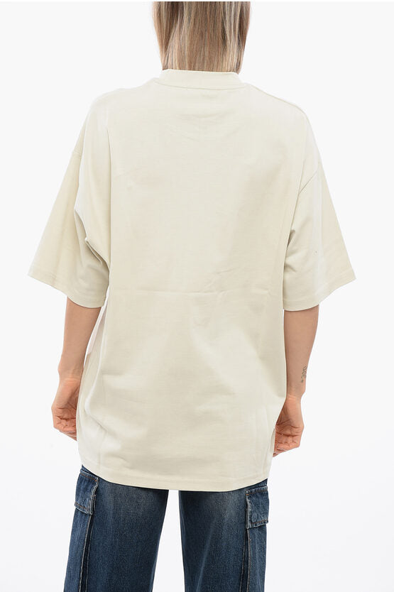 オーバーサイズ Tシャツ ウィズ コントラスティング プリント