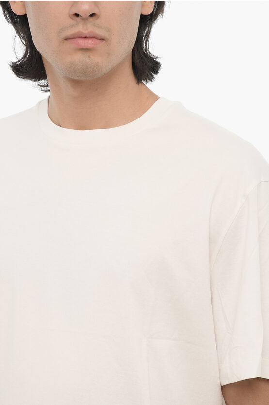 ソリッド カラー スリム フィット クルーネック Tシャツ