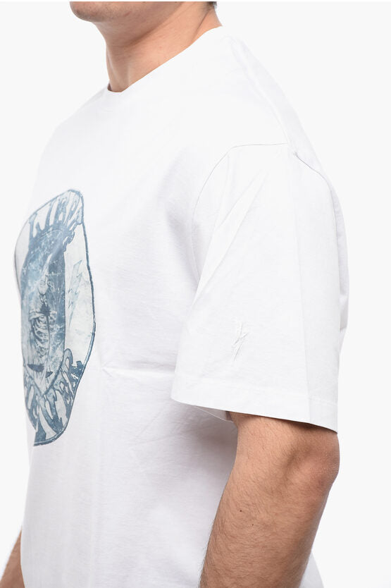 コットン スリム フィット Tシャツ
