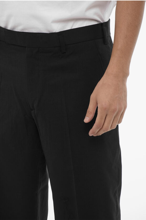 ロー ウエスト スリム フィット パンツ ウィズ カフ