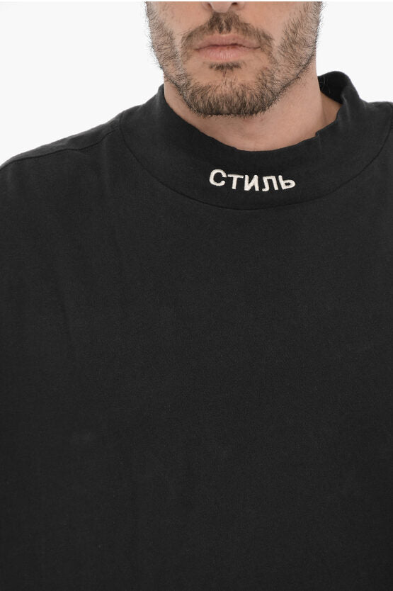 ロング スリーブ タートルネック Tシャツ