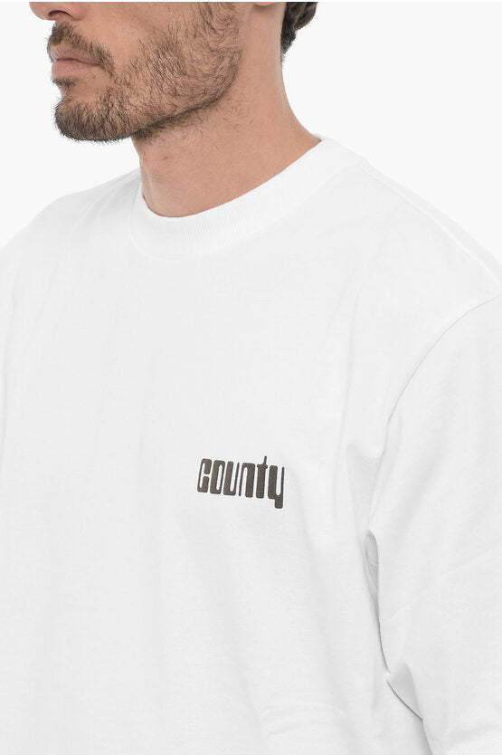 プリント ゴッド クルーネック Tシャツ